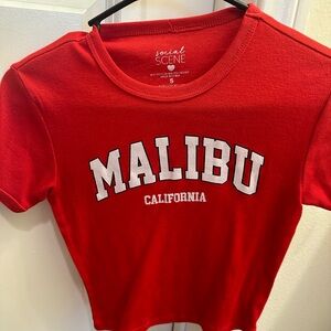 Social Scene Red Malibu Tee
